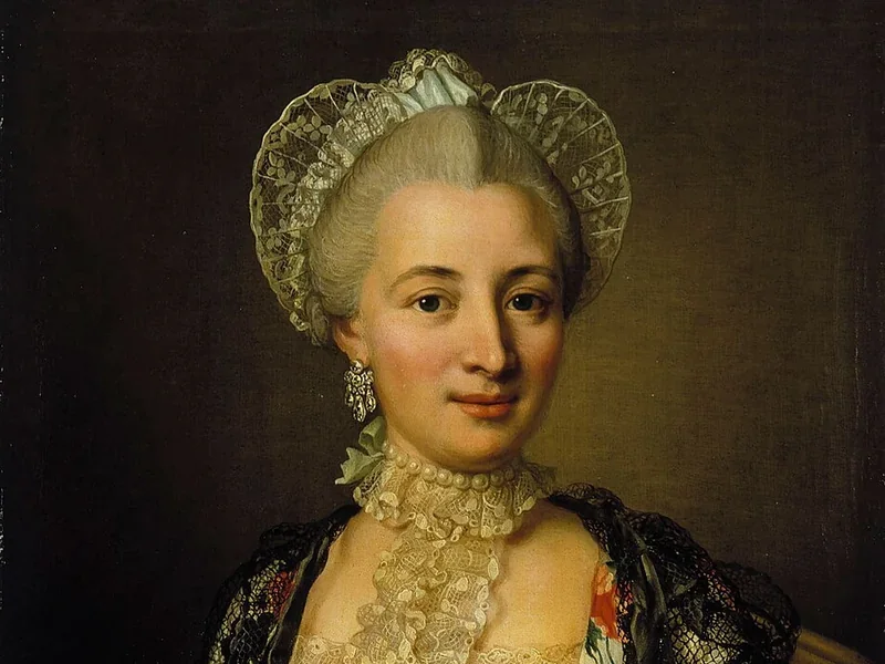 1735-Ulrika Pasch - Ritratto di una signora - Galleria Nazionale Finlandese